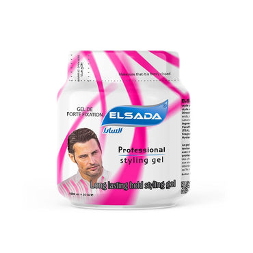 Elsada Professional Hair Styling Gel 1000 ml / Pink - Karout Online -Karout Online Shopping In lebanon - Karout Express Delivery 