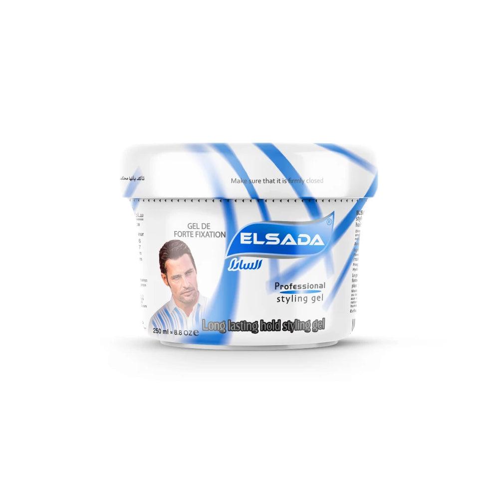 Elsada Professional Hair Styling Gel / Blue 250 ml - Karout Online -Karout Online Shopping In lebanon - Karout Express Delivery 