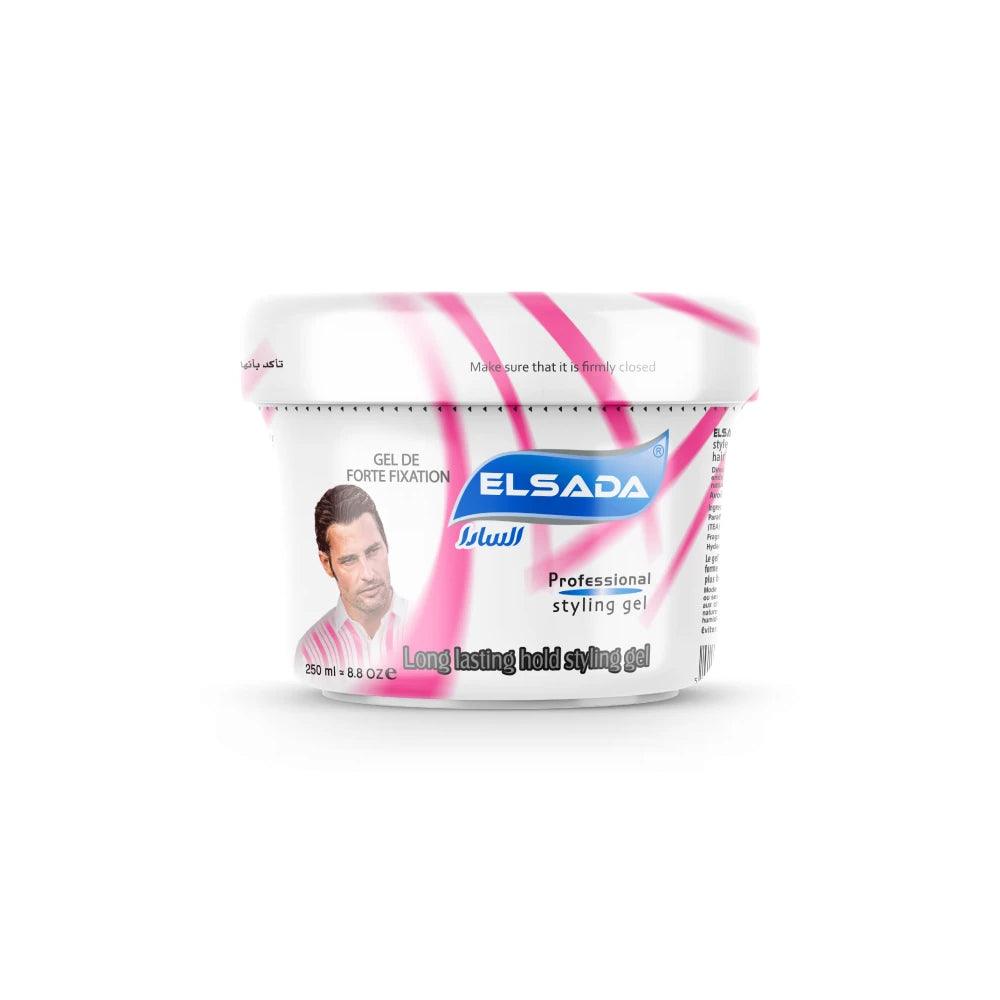 Elsada Professional Hair Styling Gel/ Pink 250 ml - Karout Online -Karout Online Shopping In lebanon - Karout Express Delivery 