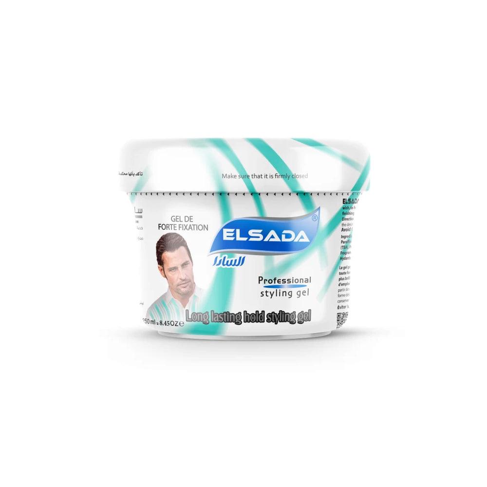 Elsada Professional Hair Styling Gel / Green 250 ml - Karout Online -Karout Online Shopping In lebanon - Karout Express Delivery 
