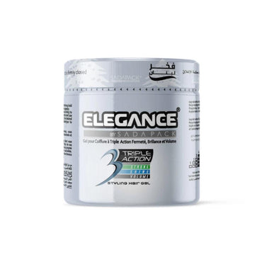 Elsada Elegance Triple Action Hair Gel / White 500 ml - Karout Online -Karout Online Shopping In lebanon - Karout Express Delivery 