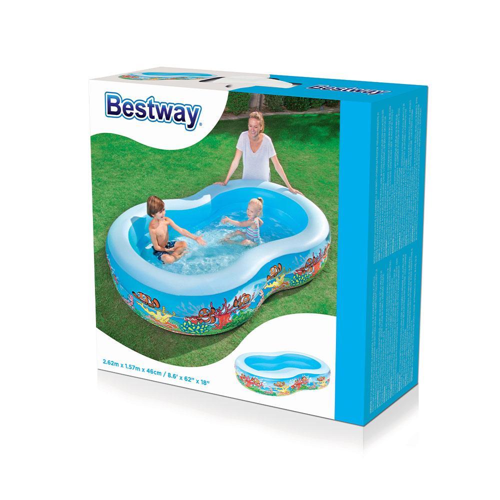 Bestway 54118- 2.62m x 1.57m x 46cm Play Pool.