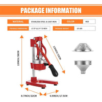 Silver Kitchen Manual Juicer / SK-2001 / DC-408 - Karout Online -Karout Online Shopping In lebanon - Karout Express Delivery 