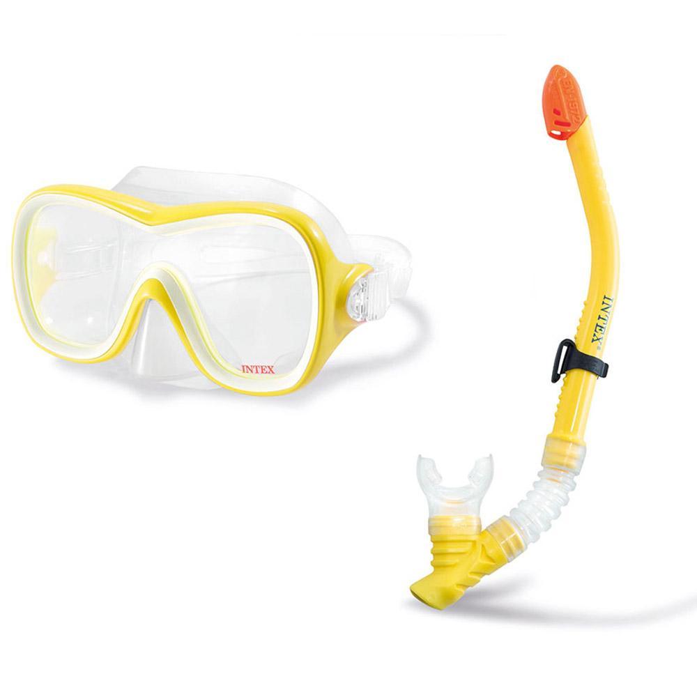 Intex 55647E Wave Rider Swim Set Mask & Snorkel Assorted Color Summer