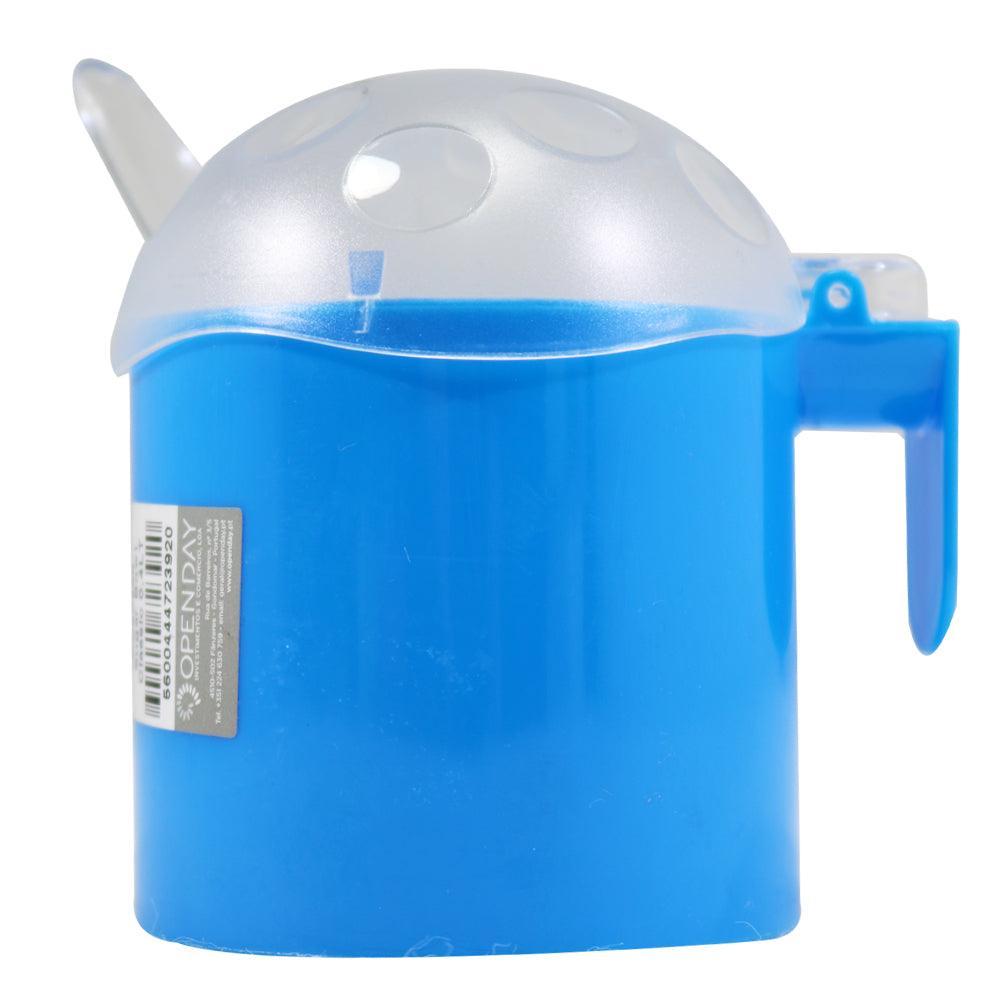 Plastic colored Sugar Bowl with spoon / OD20388 - Karout Online -Karout Online Shopping In lebanon - Karout Express Delivery 