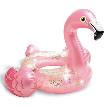 INTEX - Glitter Flamingo Tube Ride-On - Karout Online -Karout Online Shopping In lebanon - Karout Express Delivery 