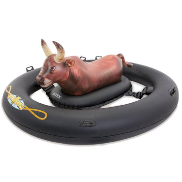 Intex Inflat-A-Bull Inflatable Ride-On Pool Toy With Realistic Printing Summer