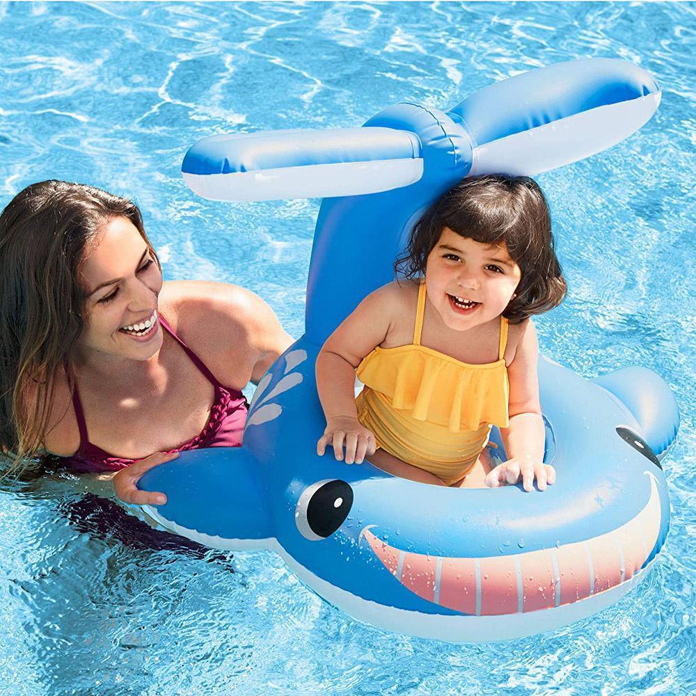 Intex - Jolly Whale Shaded Baby Float - Blue.