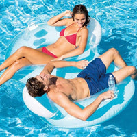 Intex Double Pillow Back Lounge - Karout Online -Karout Online Shopping In lebanon - Karout Express Delivery 