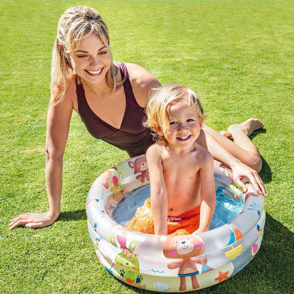 Intex Inflatable Swimming Pool With Base Summer
