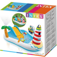 Intex  Fishing Fun Play Center Inflatable Kiddie Pool 57162NP - Karout Online