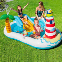 Intex  Fishing Fun Play Center Inflatable Kiddie Pool 57162NP - Karout Online