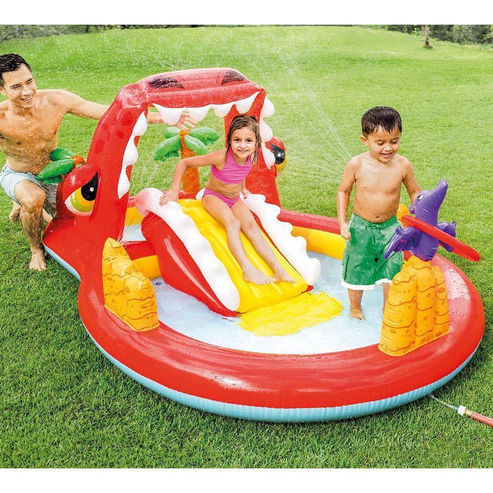 INTEX Happy Dino Play Center Pool 57163 - Karout Online -Karout Online Shopping In lebanon - Karout Express Delivery 