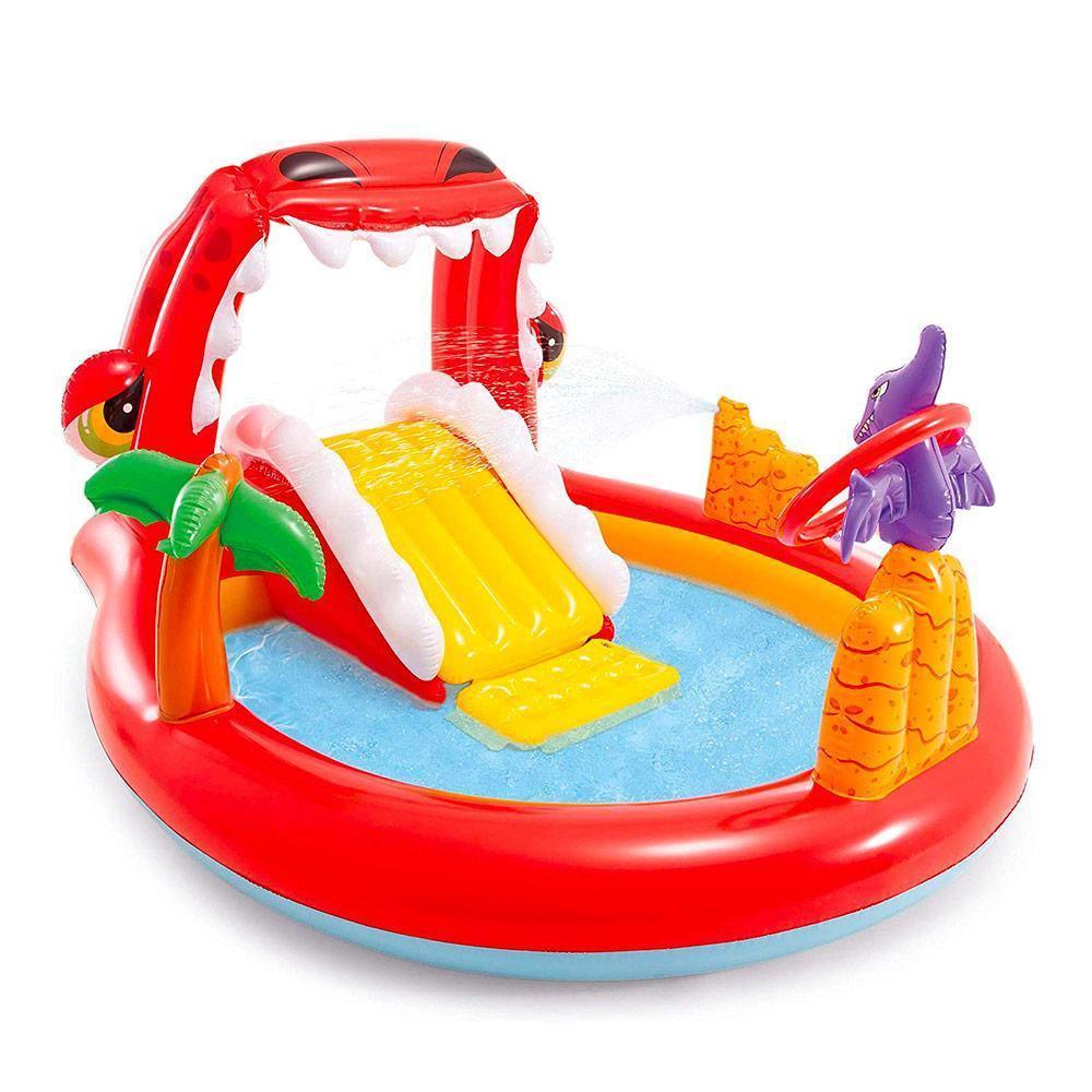 INTEX Happy Dino Play Center Pool 57163 - Karout Online -Karout Online Shopping In lebanon - Karout Express Delivery 