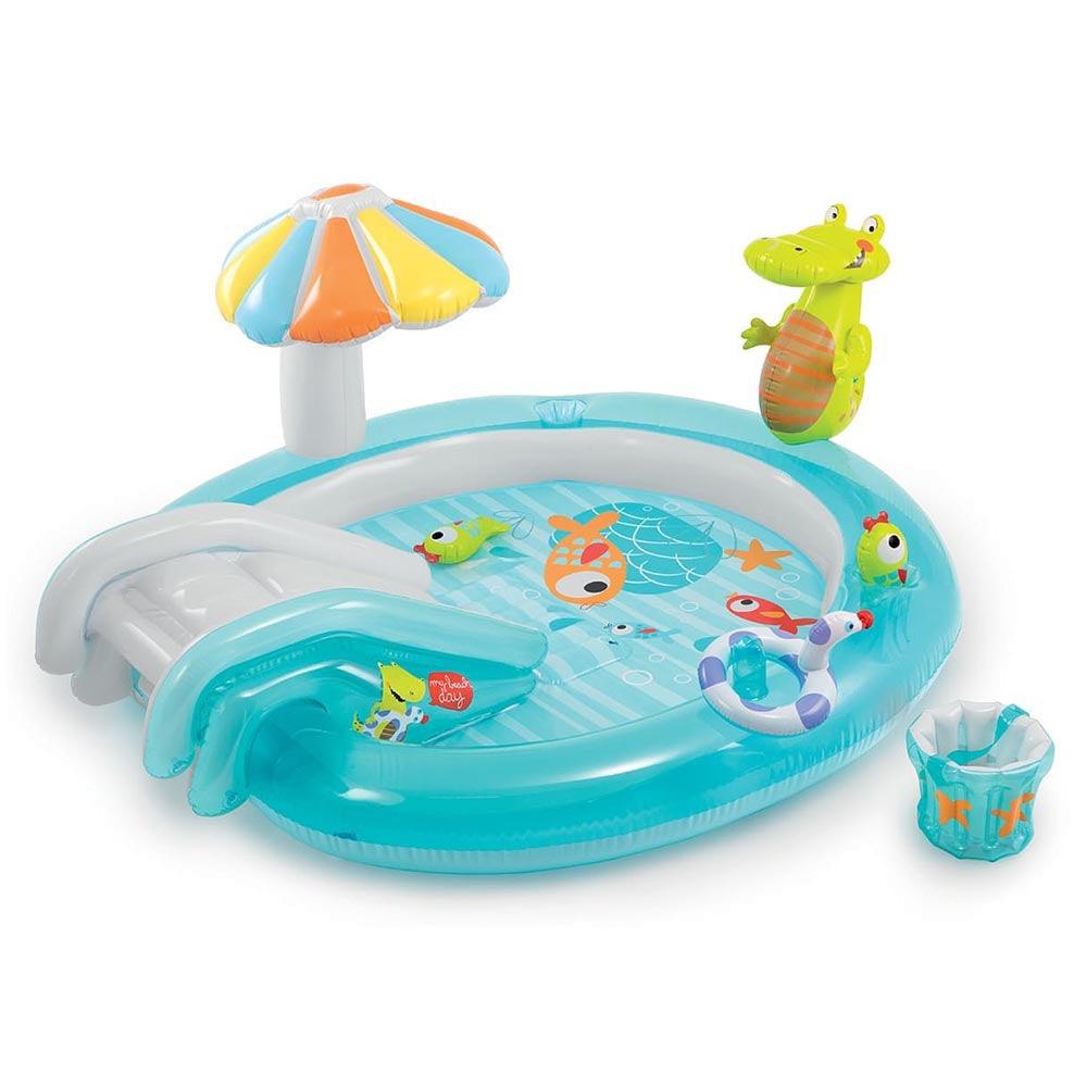 Intex Gator Play zwembad speelcentrum - 201 x 170 cm Intex Gator Play zwembad speelcentrum - 201 x 170 cm