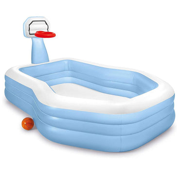 Swim Center Shootin Hoops Family Pool 57183Np Intex Summer