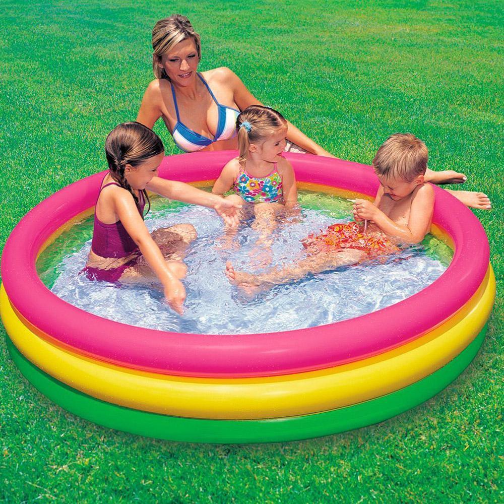 Intex  3-Hoop Inflatable Paddling Pool - Karout Online