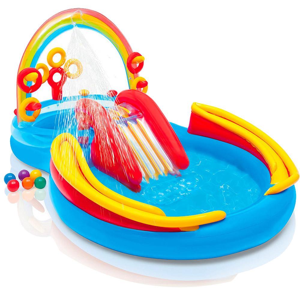 Intex Rainbow Ring Inflatable Play Center - Karout Online