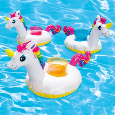 Intex 57506Np Set Of 3 Unicorn Coasters (Drink Holders) Summer