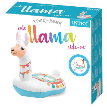 Intex 57564Np Cute Llama Ride-On Float Summer