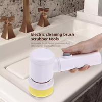 (Net) 5 In 1 Multifunctional Electric Magic Cleaning Brush / 100988 / KC23-270 / KN-295 / KQ367-1
