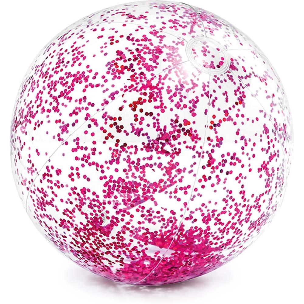 Intex Transparent Glitter Beach Balls - Karout Online -Karout Online Shopping In lebanon - Karout Express Delivery 