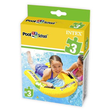 Intex 58167 Pool School Step 3 Deluxe Inflatable Swimming Kickboard Float Summer