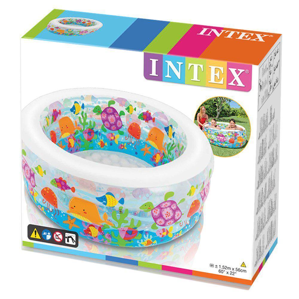 Intex 58480 Inflatable Aquarium Swimming Pool - Karout Online -Karout Online Shopping In lebanon - Karout Express Delivery 