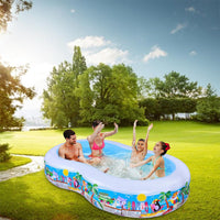 Intex  Inflatable Pool Swimming Center Happy Fish Family Pool - Karout Online -Karout Online Shopping In lebanon - Karout Express Delivery 