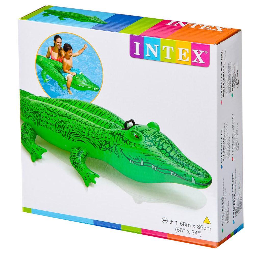 Intex 58546 Inflatable Crocodile - 168X86 Cm Summer