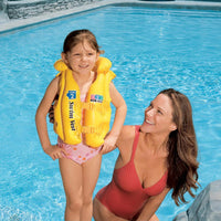 Intex, Deluxe Pool School Swim Vest - 58660, Yellow.