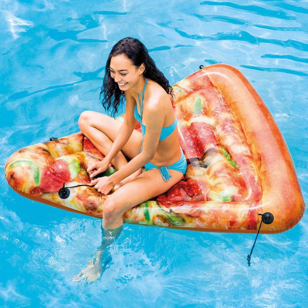 Intex 58752Eu Pizza Slice Inflatable Floating Pool Mattress Summer