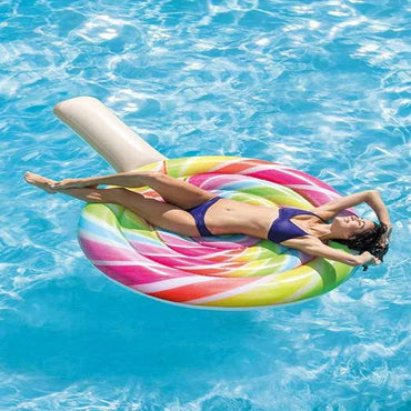 Intex 58753Eu Lollipop Inflatable Recreation Float (208 X 135 Cm) Summer