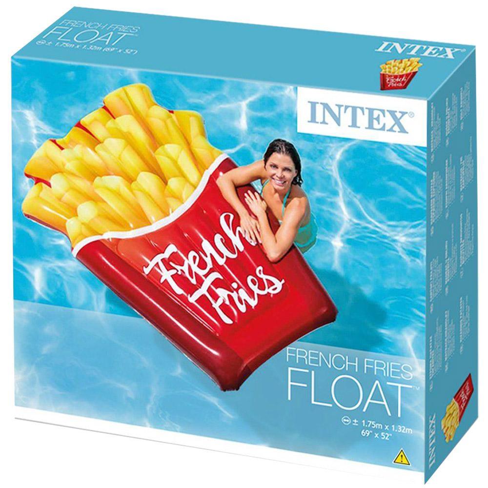 Intex French Fries Giant Inflatable Mattress Lilo 175Cm X 132Cm Summer