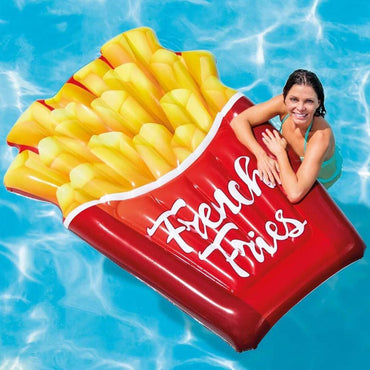 Intex French Fries Giant Inflatable Mattress Lilo 175Cm X 132Cm Summer