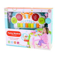 Electronic Organ Light Keyboard Musical Instrument.