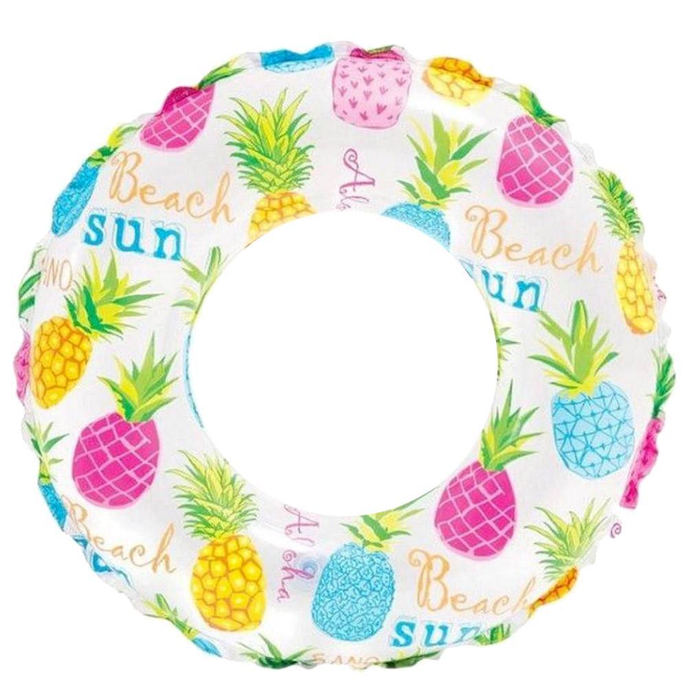 Intex Lively Print Swim Rings 59230 Beach Sun/ Pineapple Summer