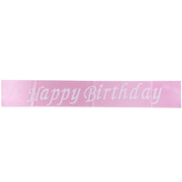 Happy Birthday Sash / E-44 /221394 Pink Birthday & Party Supplies