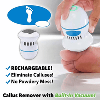 Pedi Vac Callus Remover With Built In Vacuum - White - Karout Online -Karout Online Shopping In lebanon - Karout Express Delivery 
