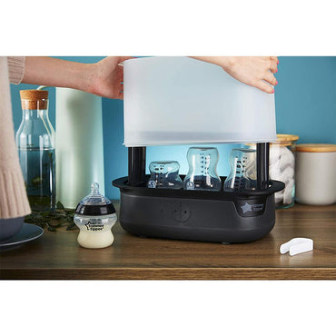 Tommee Tippee Closer To Nature Electric Steam Steriliser Black - Karout Online -Karout Online Shopping In lebanon - Karout Express Delivery 