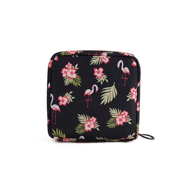 (net) Nylon Sanitary Napkin Storage Bags Sanitary Napkin Period Bag Zipper School Pouch for Teen Girls Women