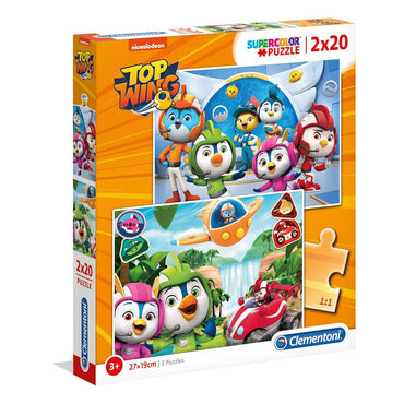 Clementoni Top Wing 2x20 pcs Puzzle - Karout Online -Karout Online Shopping In lebanon - Karout Express Delivery 