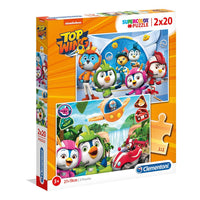 Clementoni Top Wing 2x20 pcs Puzzle - Karout Online -Karout Online Shopping In lebanon - Karout Express Delivery 