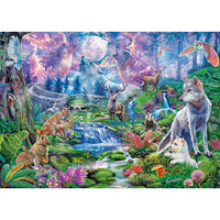 Clementoni Forest Animals in Moon Light 3000 pieces - Karout Online -Karout Online Shopping In lebanon - Karout Express Delivery 