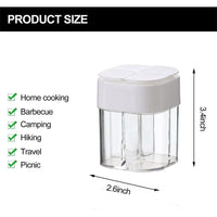 Four in One Flip Top Plastic Seasoning Jar - Karout Online -Karout Online Shopping In lebanon - Karout Express Delivery 