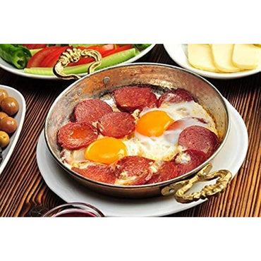 Traditional Handmade Copper Frying Pan for Cooking 20 CM - Karout Online -Karout Online Shopping In lebanon - Karout Express Delivery 