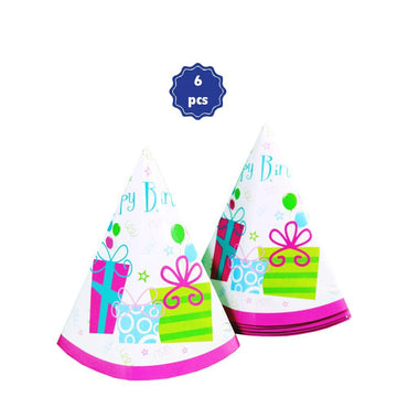 Happy Birthday - Hats (6 pcs).