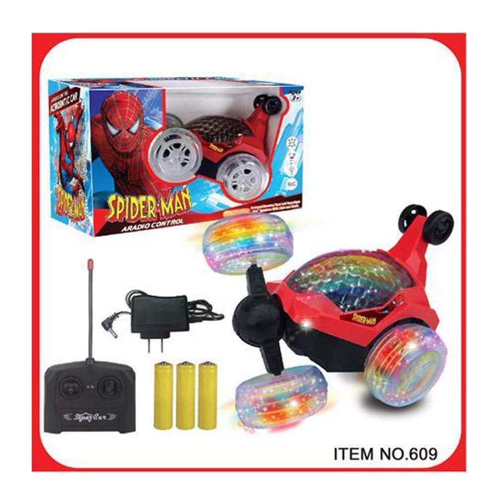 R/c 360 Degree Rotation Car Spiderman Toys & Baby