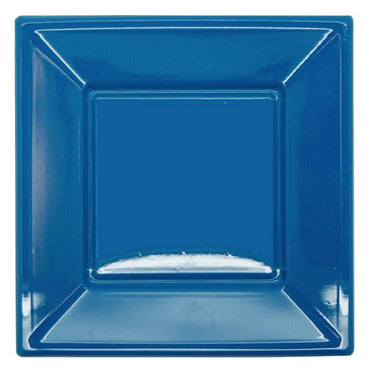 Squared Plastic Plate (12 Pcs) / C-733 Blue Cleaning & Household