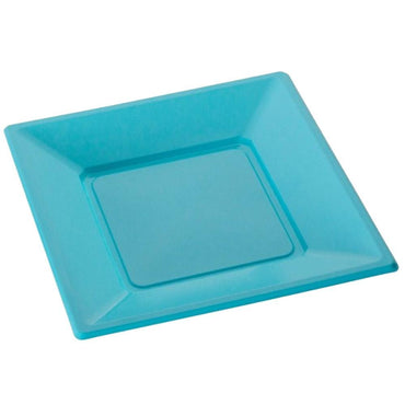 Squared Plastic Plate (12 Pcs) / C-733 Aqua Cleaning & Household